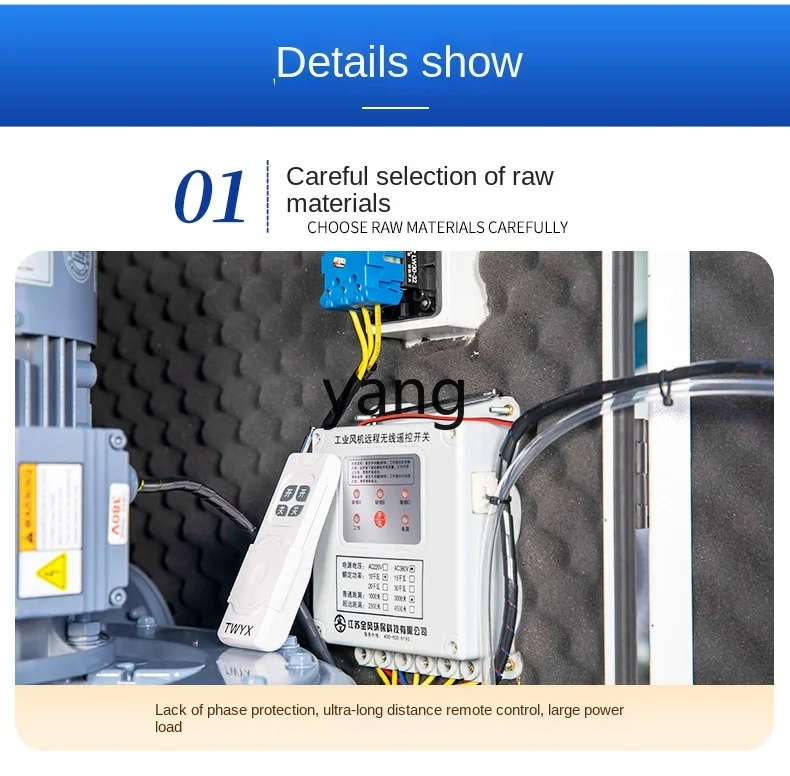 CX  Flat Tools Universal Grinder Vacuum Cleaner 2.2KW High Power Graphite Dust Collector