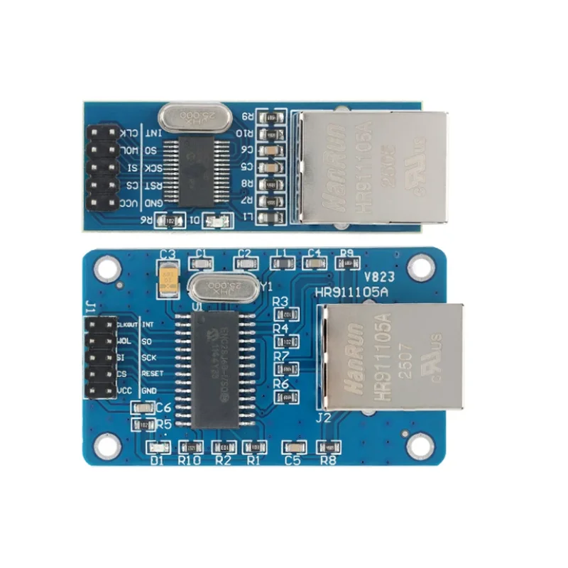 Mini ENC28J60 Network Module SPI Interface Ethernet Controller Development Board HR911105A