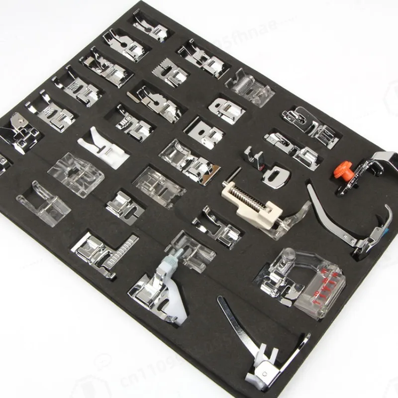32Pcs Presser Foot Set, Multifunctional Sewing Machine Accessories, for Household Electric Sewing Machine Parts Kit