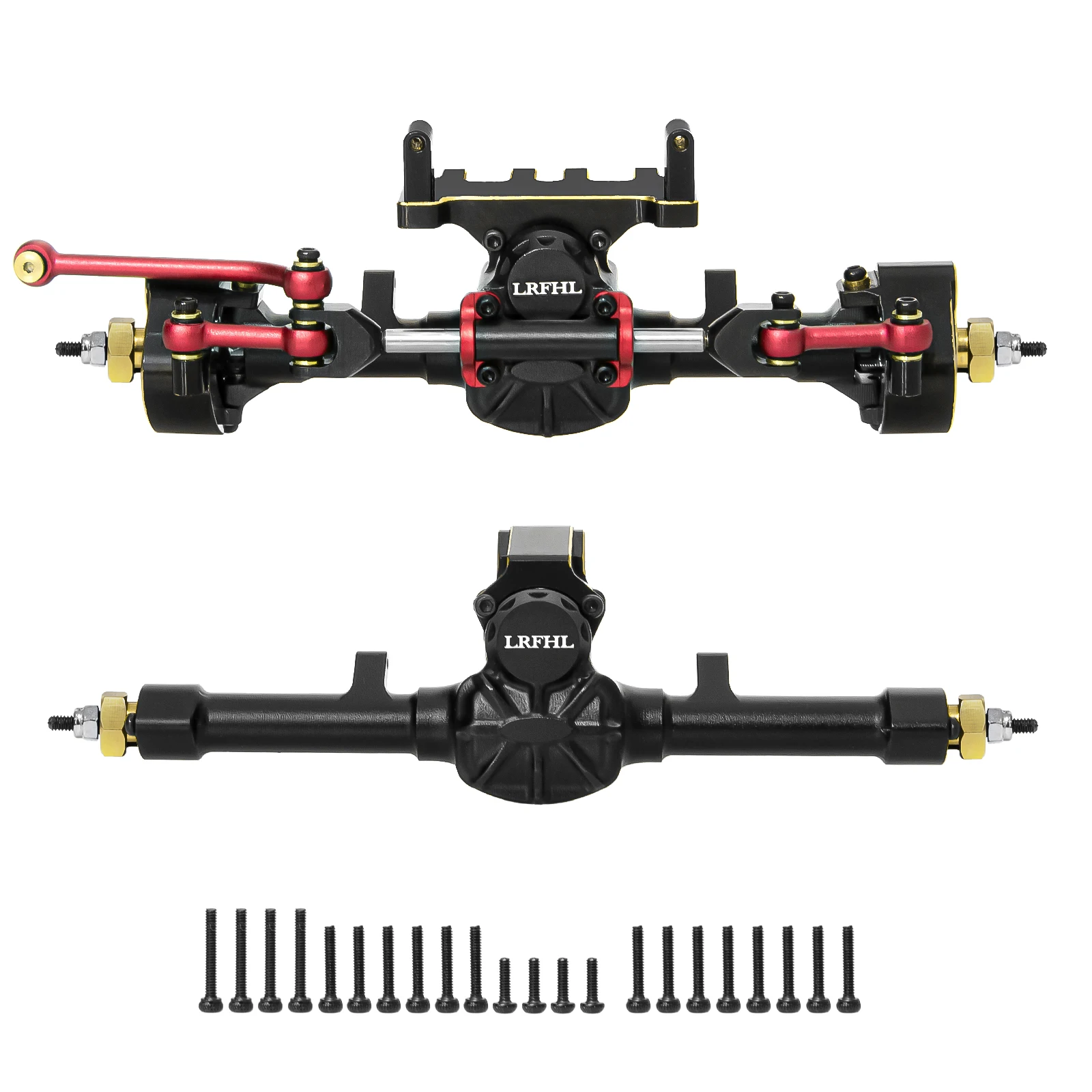 OKHL +6mm 플래닛 액슬 전후 최대 50 °   SCX24 C10 JLU 글래디에이터 브론코 데드볼트 1/24 RC 자동차용 조향 각도
