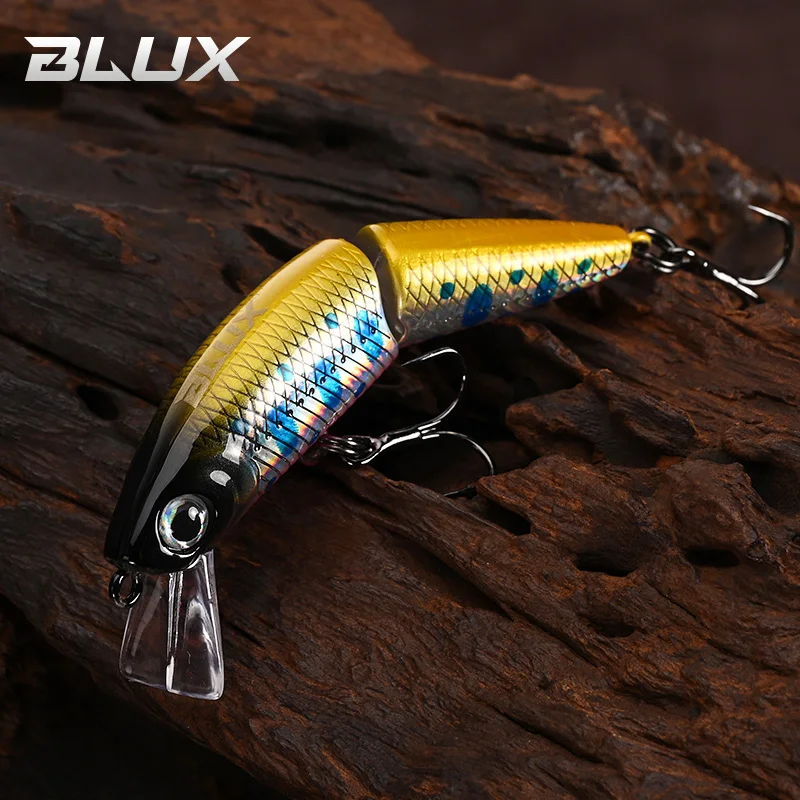 BLUX DR. Minnow Joint 50S Swimbait 50mm 3.2g Tonący wobler Przynęta wędkarska Sztuczna twarda przynęta na szczupaka Bass Trout — zdjęcie 6