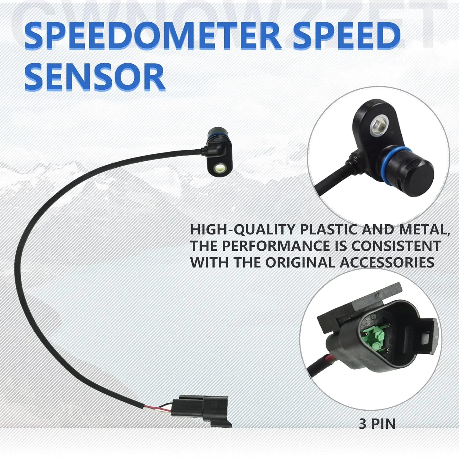 Electronic Speedometer Speed Sensor 7442997C Replacement for Harley Davidson Electra Glide Road King 1999-2003 FLHT FLTR FLTRI 4
