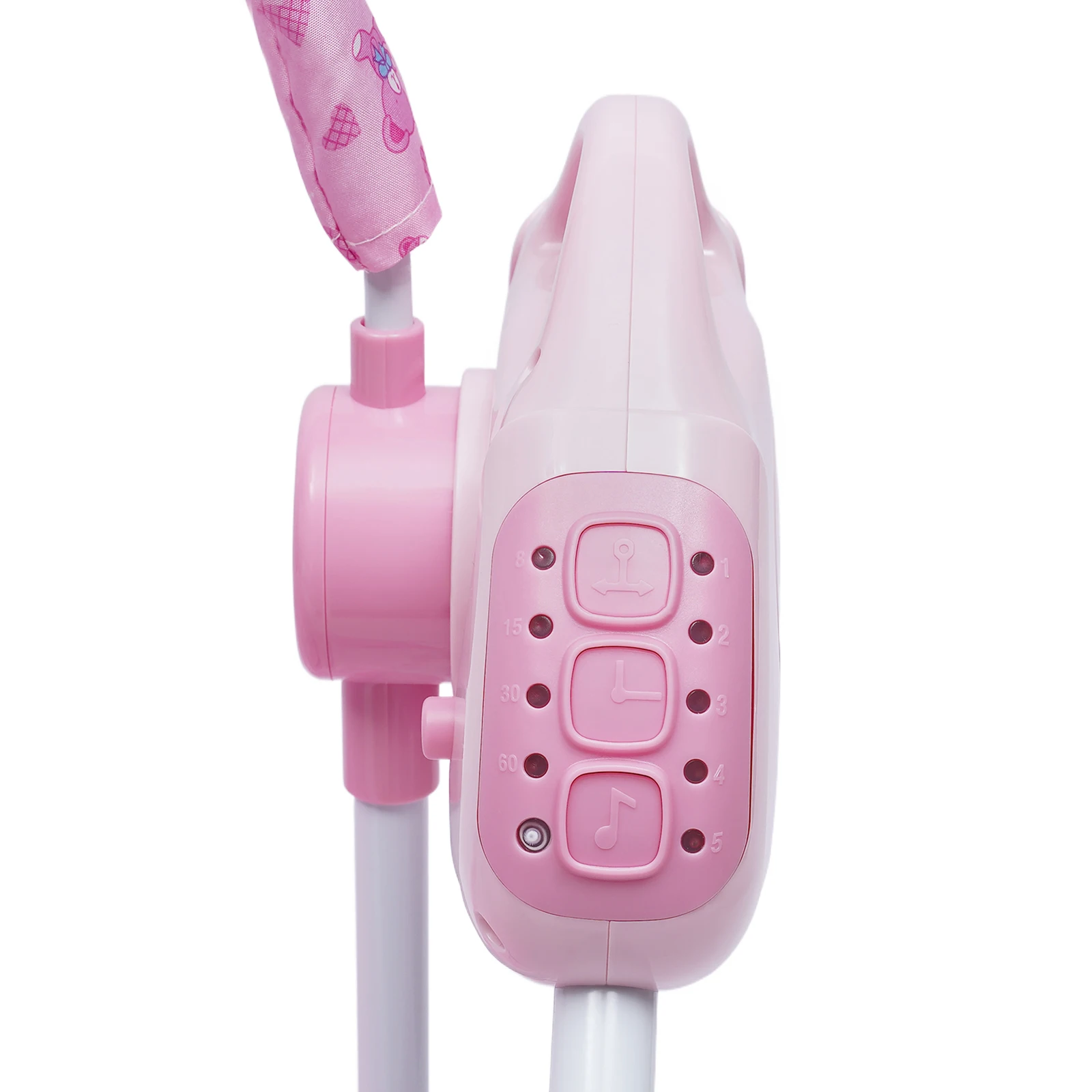 Roze Elektrische Babybedje Wieg Auto-Swing Baby Pasgeboren Bed Multifunctionele Auto Swing Rocker Timer Functie met Klamboe