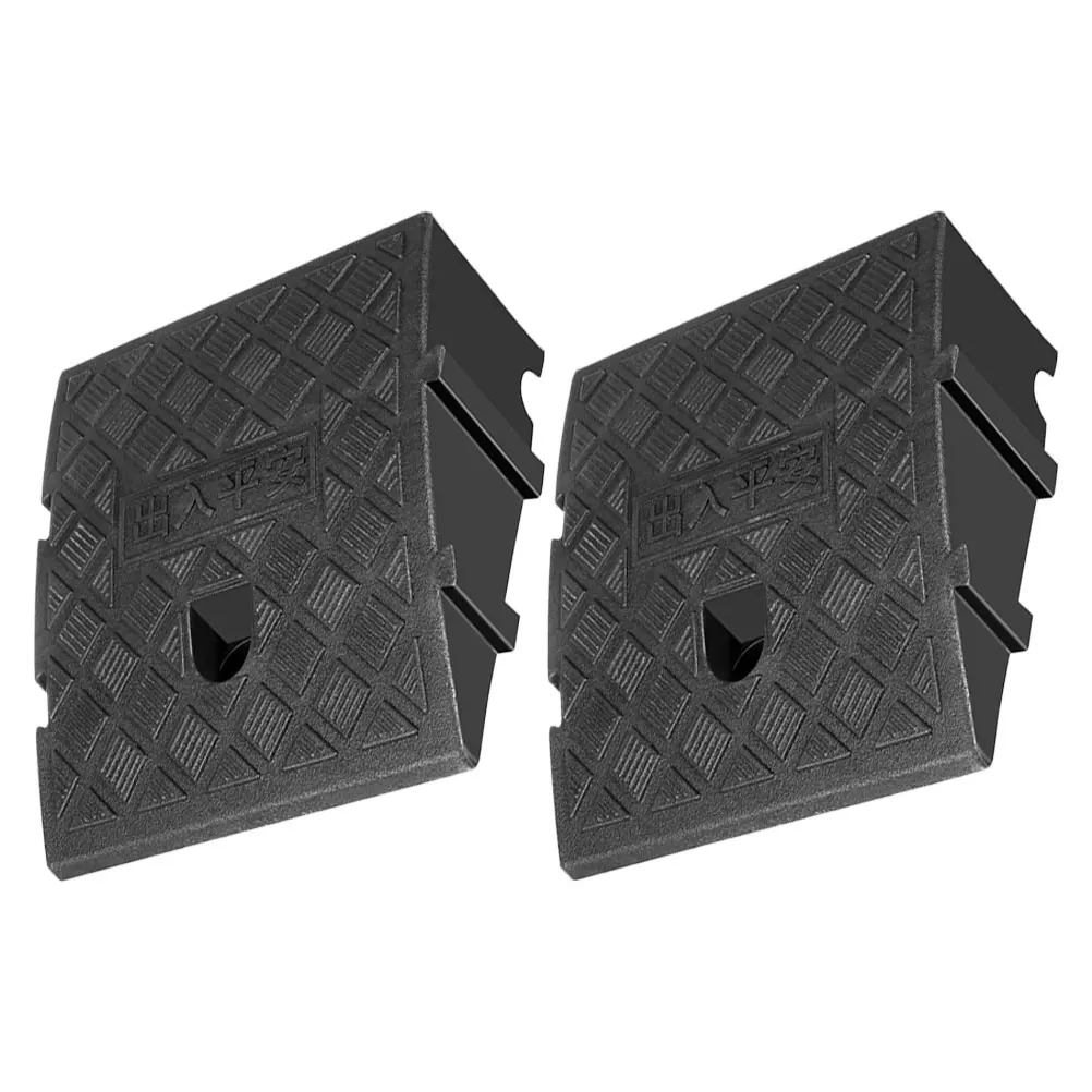 

2 шт. автомобильный коврик для скалолазания 25x27x11 прочный пандус тротуарная подставка для ступенек портативная уличная пластиковая наклонная подушка автомобильные пандусы