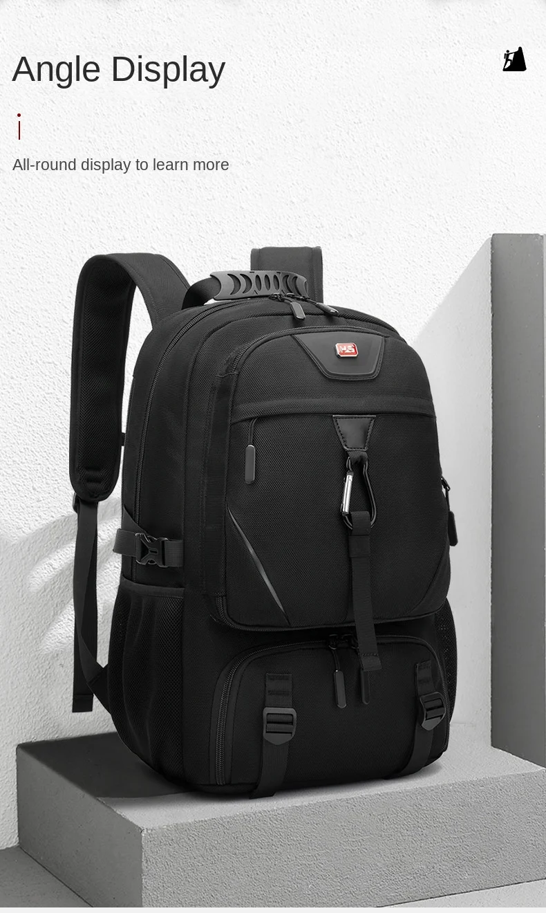 50/60/80L Unisex Männer Outdoor Rucksack USB Große Kapazität Reise Pack Sport Trekking Rucksack Wandern Camping Rucksack für Männer – Detail 18
