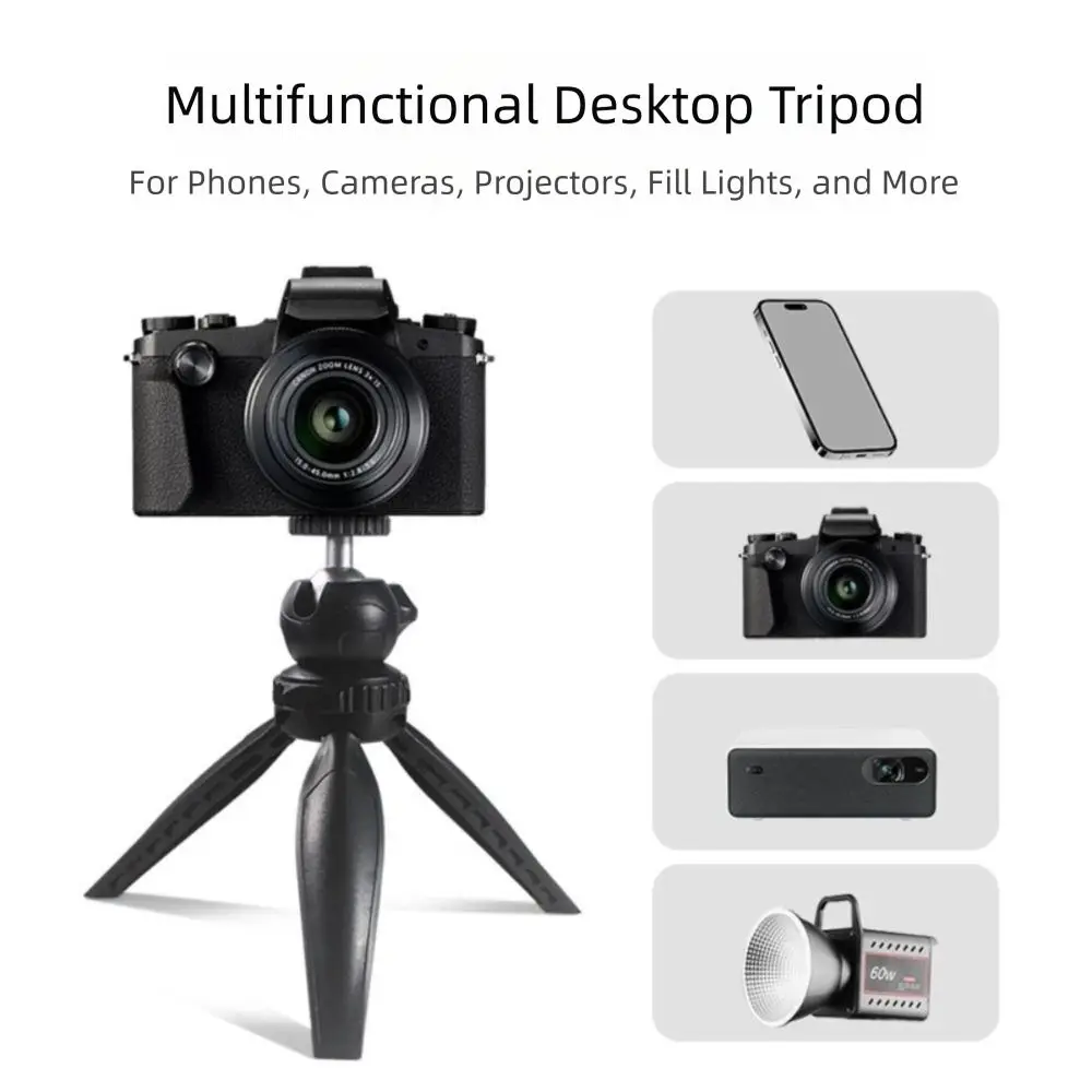 Stable Plastic Projector Mini Tripod Black Adjustable Camera Holder Universal Projection Stand Projector