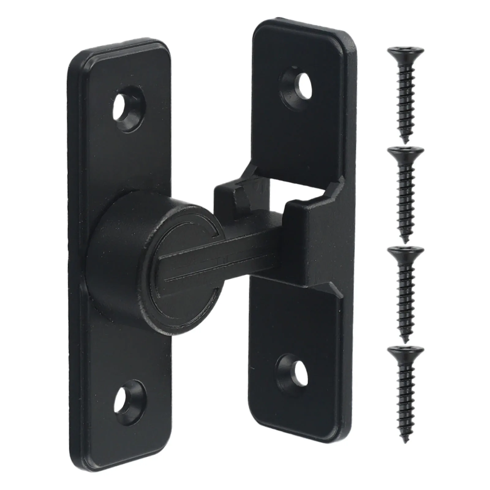 Door Lock Without Holes 80*25m===c Alloy Heavy Duty Sliding ==rn Door Latch Lock 90 D==gree Home Decor Fo=== Garden Do== Cabinet