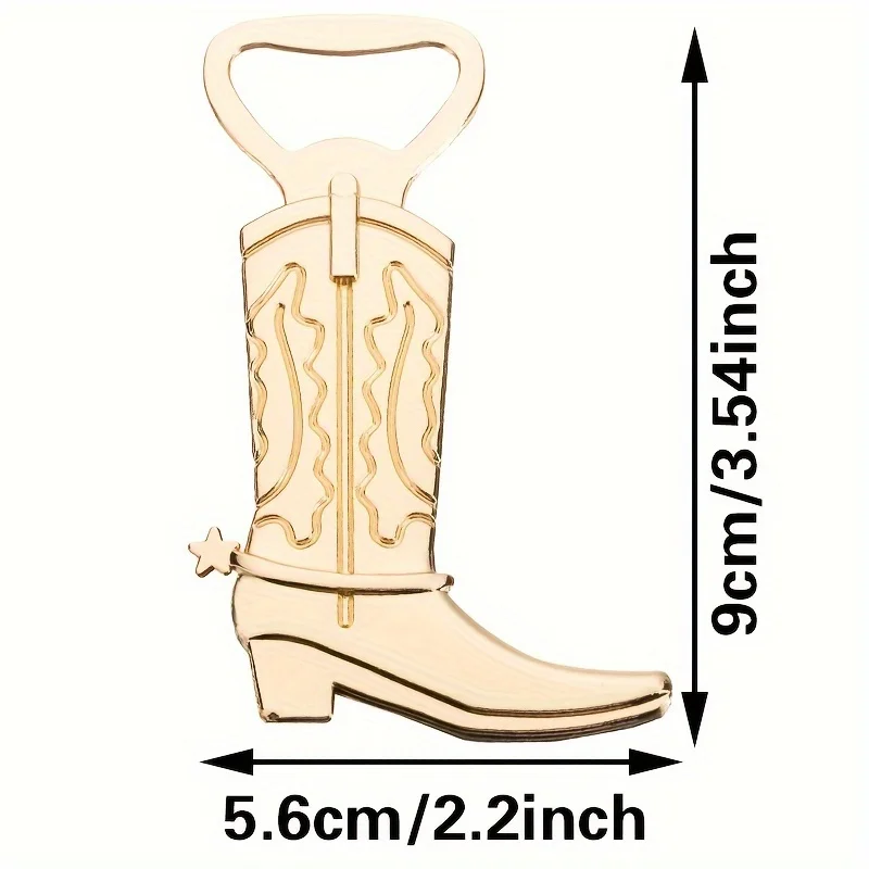 17PCS Cowboy Boot Bottle Opener for Wedding Gifts Retro Beer Opener Wedding Favors Suitable For Wedding Souvenirs