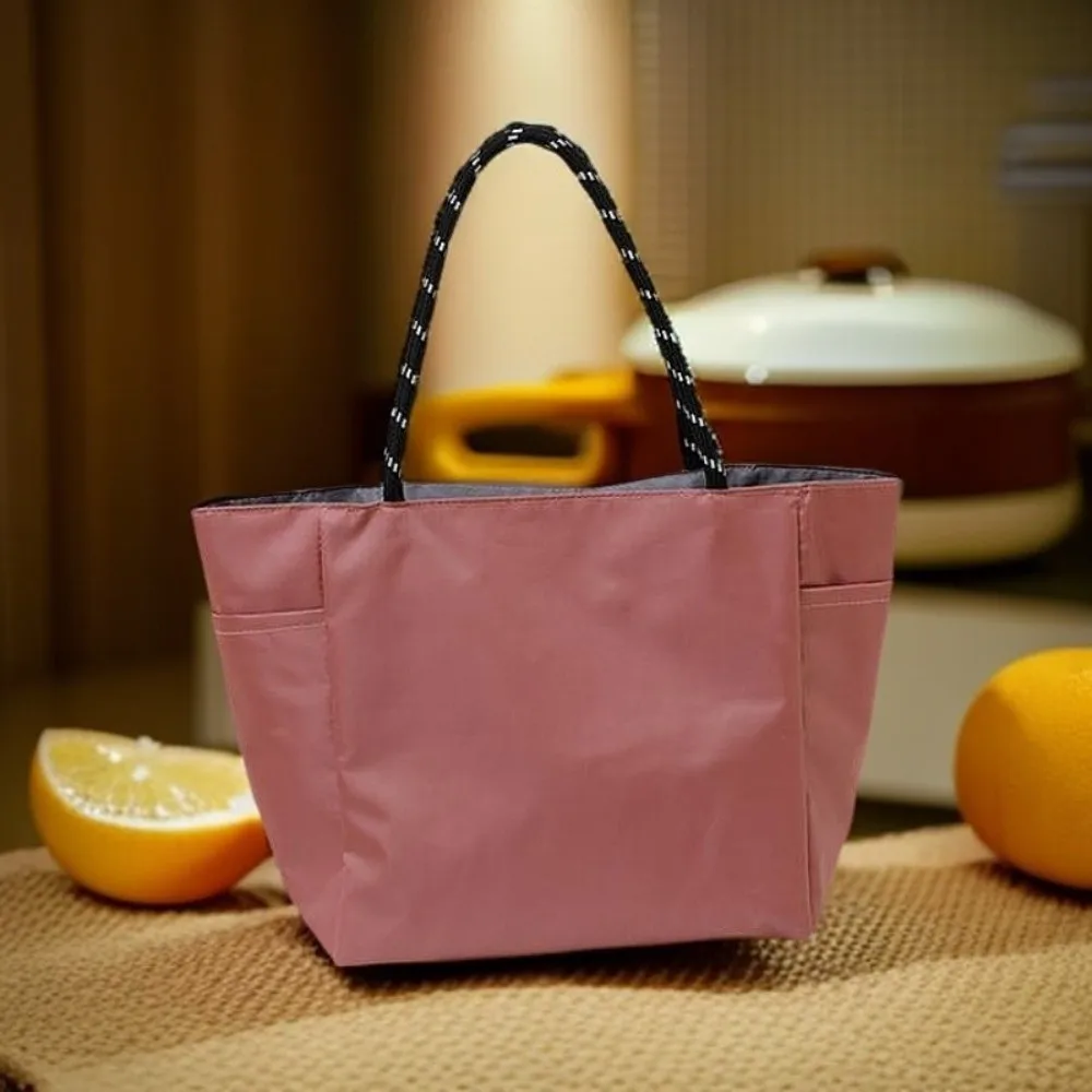 

Casual Simple Letter Tote Bag Large Capacity Waterproof Mommy Bags Solid Color Portable Work Commuting Handheld Bag