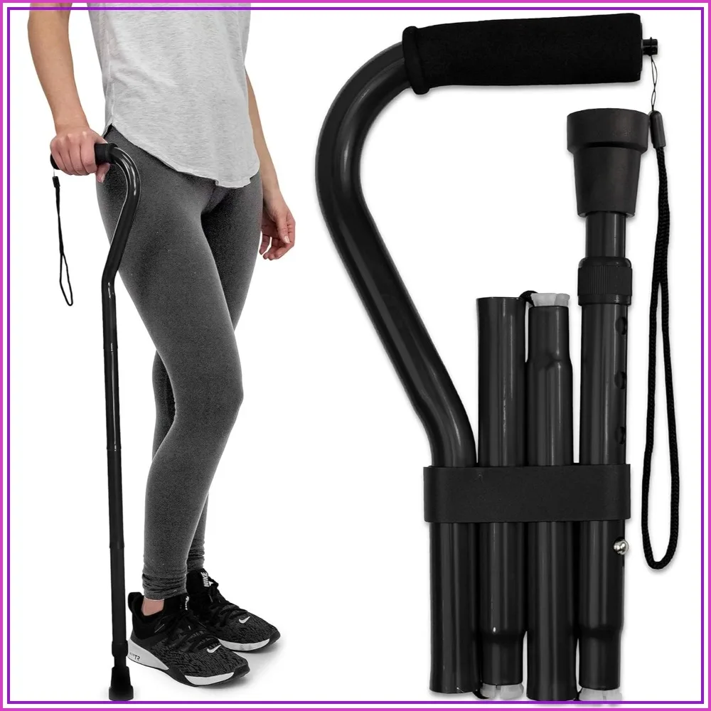Adjustable Folding Cane with Foam Handle