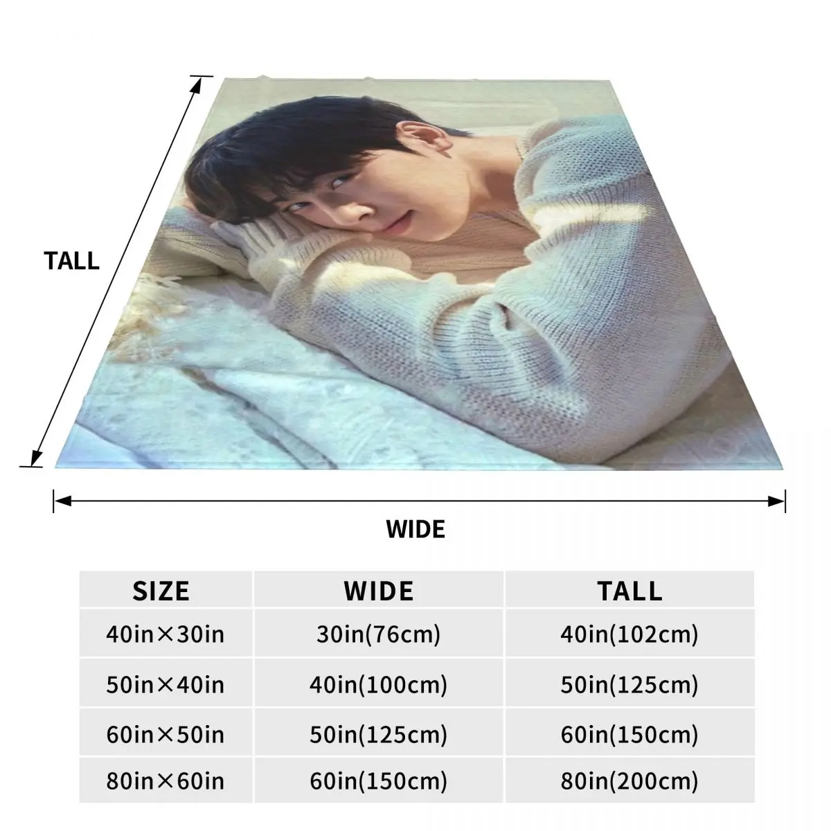 Comfort CHA EUN WOO Kpop ASTRO Blanket Accessories Bedding Decorative Throw Blankets Lightweight Thin Fleece for Bedroom