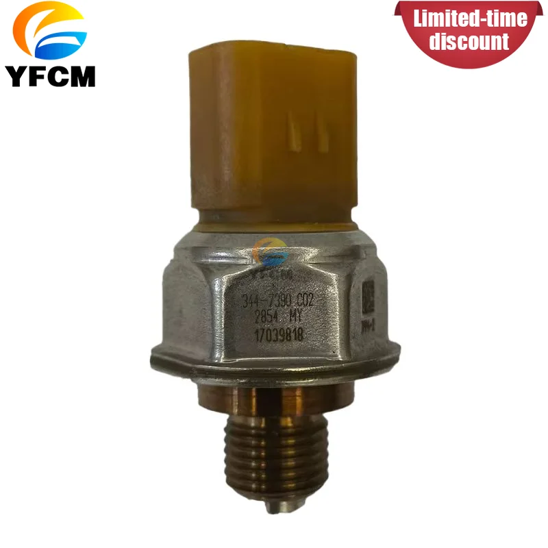 1 PCS 344-7390 Pressure Sensor for CAT 311F LRR 312E L 314E LCR 316E L Excavator Spare Parts Heavy Duty Accessories