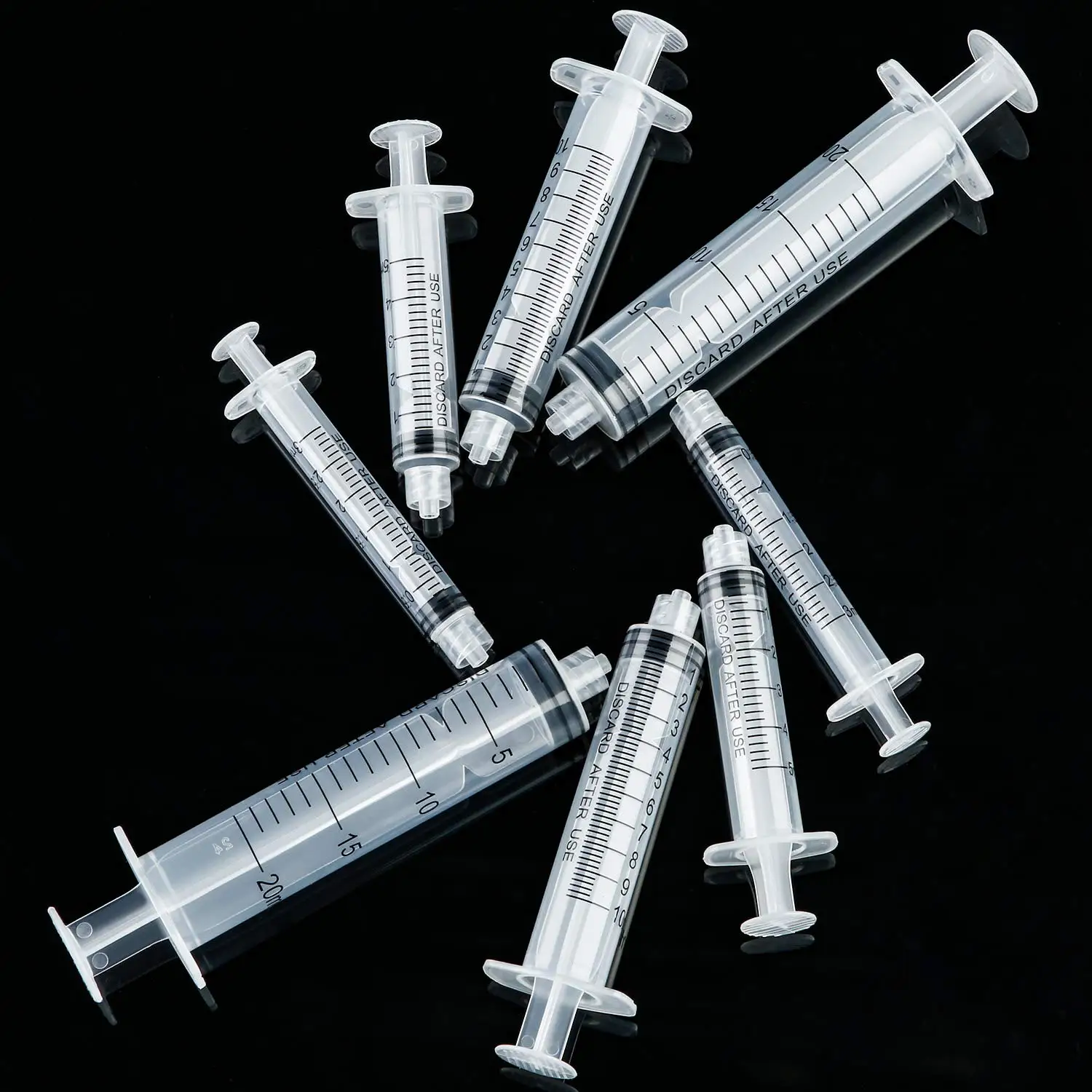 100ml Kunststoff-Luer-Lock-Spritze, Industriespritzen mit 4-Zoll-Klebstoff-Dosierspitze und Kappen für Öl, Klebstoff, Flüssigkeiten, Tierfütterung – Detail 4