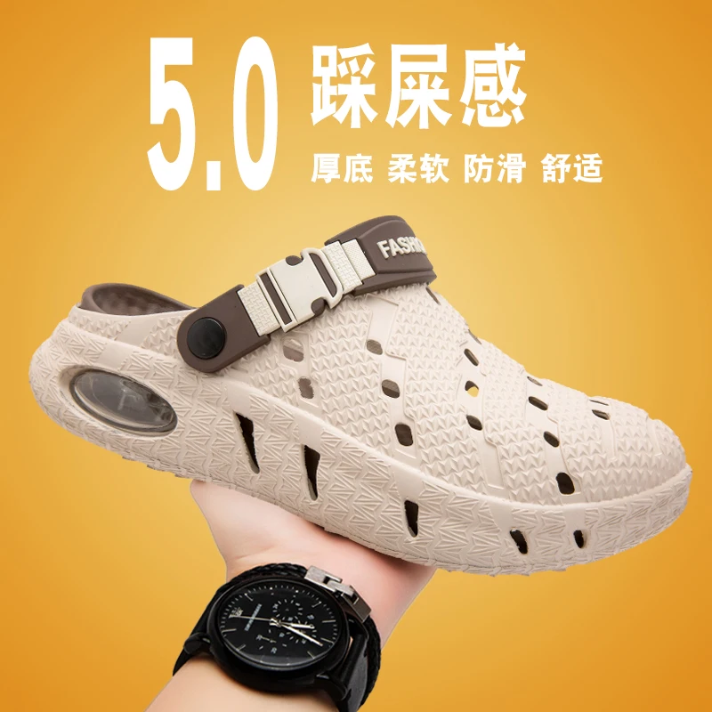 

High Elastic Rebound Household Slippers Soft Foot Feel Shockproof Non Slip Suitable for Four Seasons Indoor Leisure Use
