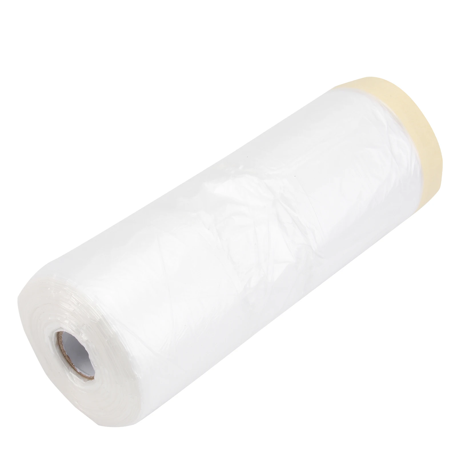 

1pc Spray Painting Film 550Mmx30M White Khaki Waterproof Strong Stretch Protective Cover For Car Renovation Furniture Wall