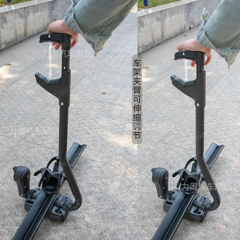 Universal Car Roof Bike Rack, Vehicle Mount Bicycle Carrier for Mountain Bike