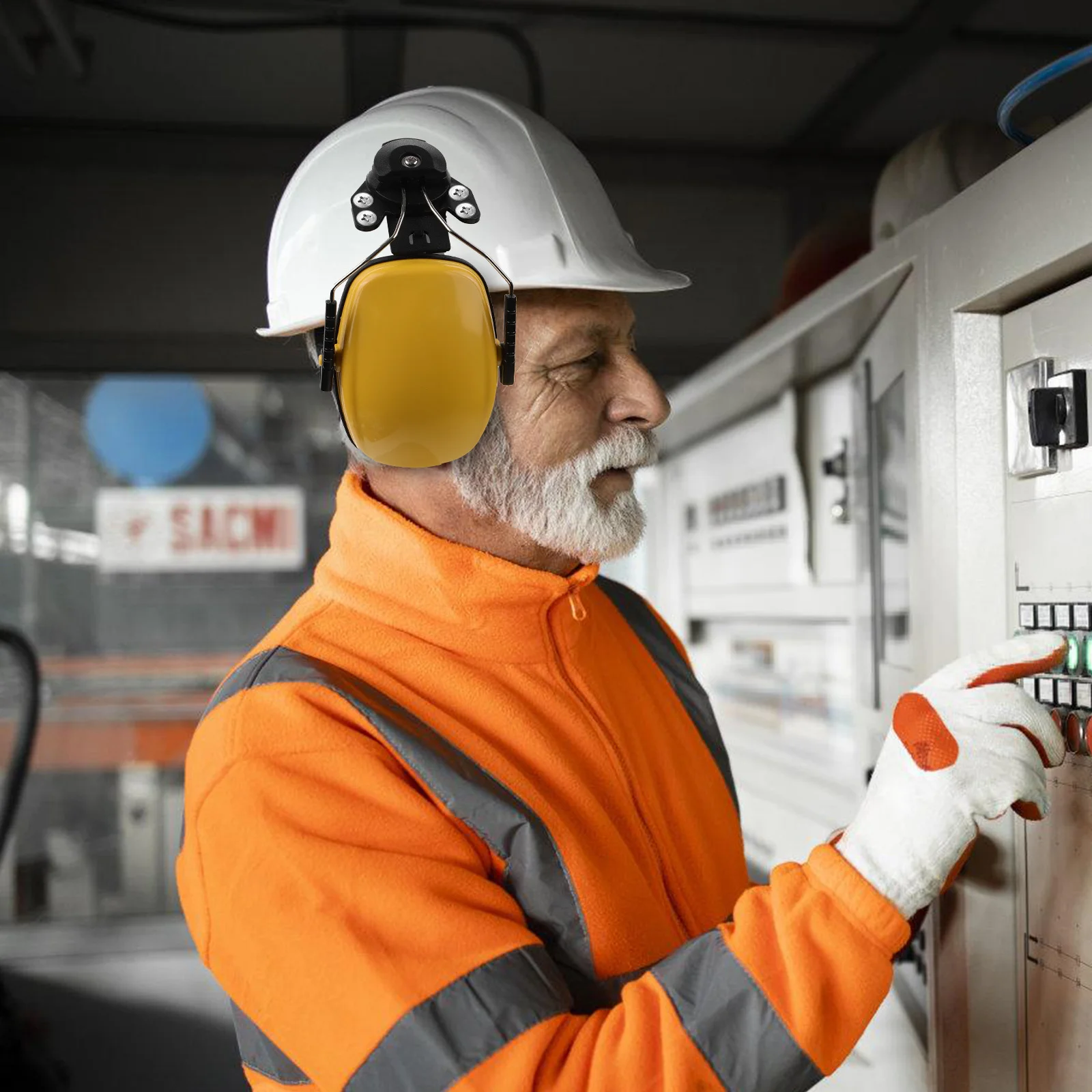 1 paio di cuffie antirumore per la protezione dell'udito officina che lo studio utilizza cuffie antirumore comode e sicure