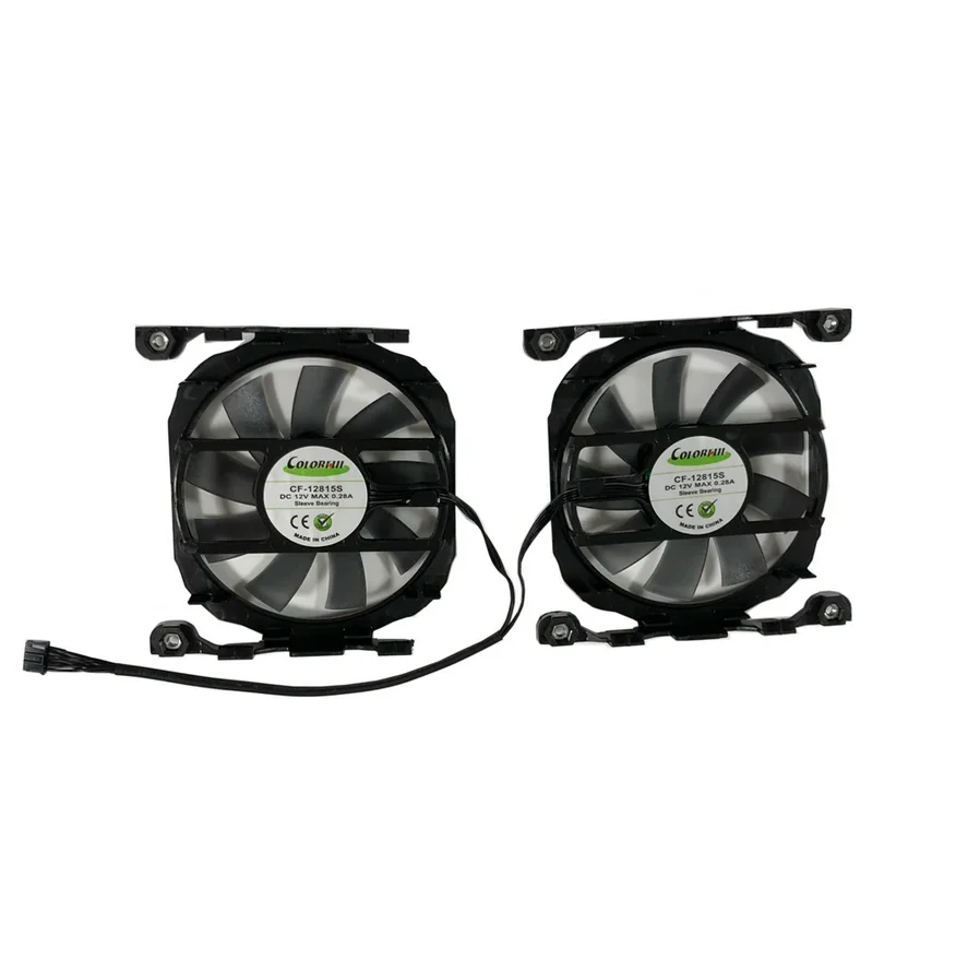 GPU Cooler Graphics Card Fan For INNO3D GTX 1060 OC,For INNO3D 960 OC,For INNO3D GTX770 660Ti 750Ti,2pcs/Set CF-12815S