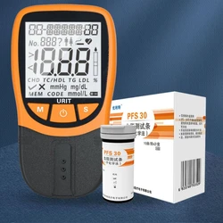 URIT PFS30A  Lipid Analyzer Meter  5 In1 TC/HDL/TG/LDL Blood Lipid Analyzer Monitoring Total Cholesterol Triglycerid