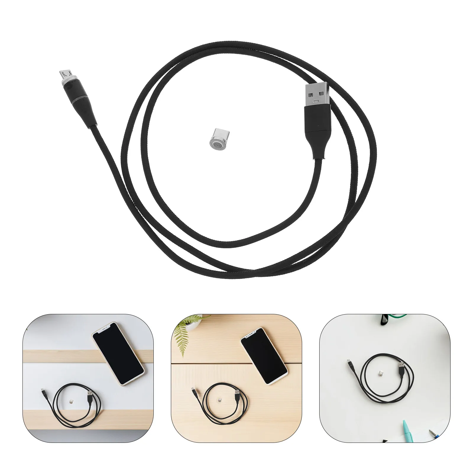 

Магнитный кабель Type-C для зарядки и передачи данных с LED-индикатором, автоматическим отключением питания и магнитным креплением, зарядное устройство USB-C