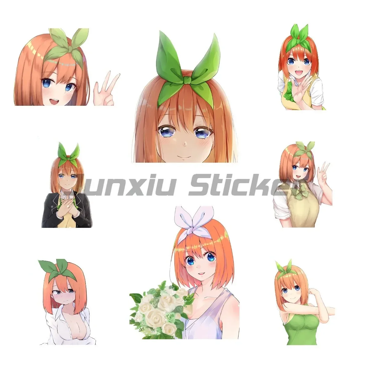 

Yotsuba Nakano 5 Toubun No Hanayome Car Sticker Surfboard Windows Decal Waterproof Vinyl Car Wrap Decals