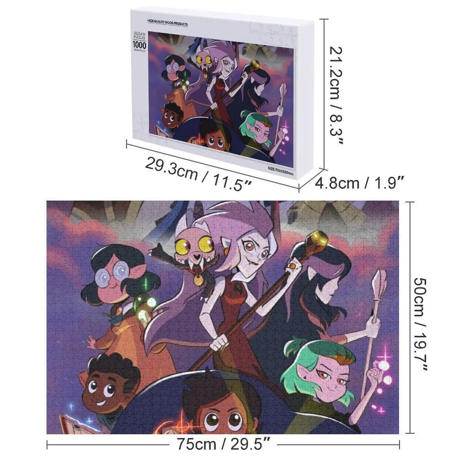 ToH الرسمية بازل قطع وودز للبالغين لعبة الأطفال لغز هدية خشبية مخصصة #6