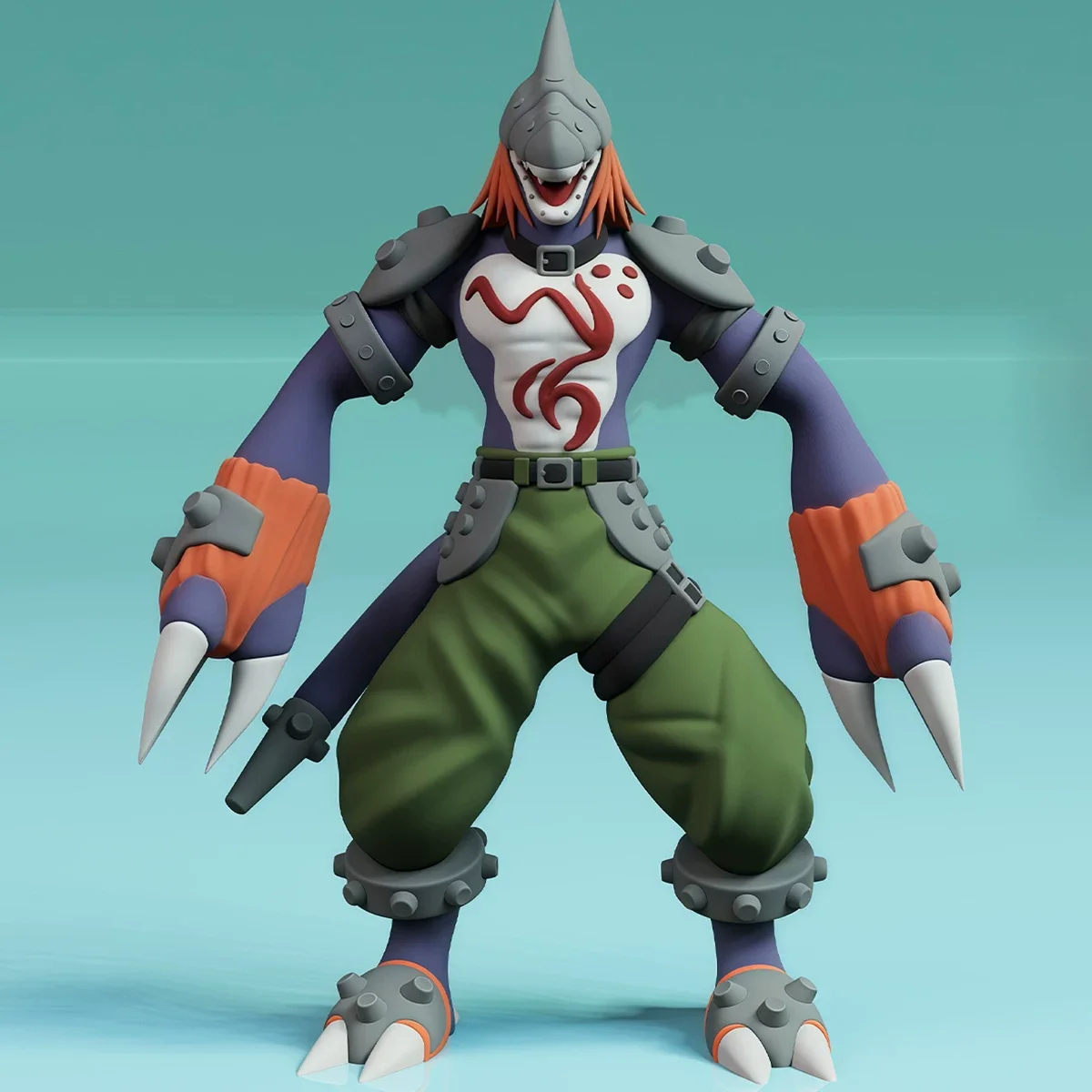 

Model Customization 15cm Strikedramon Model Toys Digimon Adventure Gk Customize 3D printing model