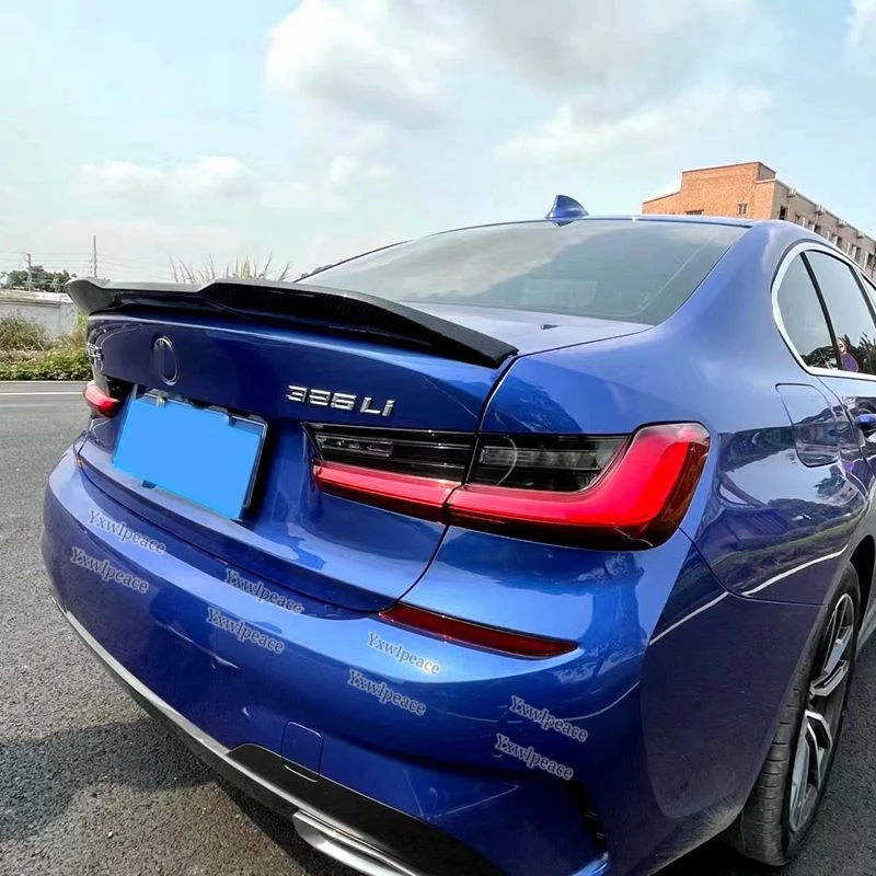 Carbon Fiber Spoiler Für BMW Neue Drei Serie 2019 2020 2021 2022 G20 G28 CS Stil Carbon Faser Stamm Spoiler auto Styling