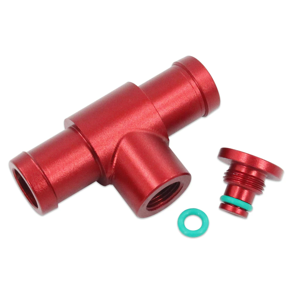 Aluminum Coolant Bleeder Port Heater Hose Connector For Ni-ssan 350Z 2003-2008 For Infiniti Q45 2003-2007 G35 2003-2010 M35 M45