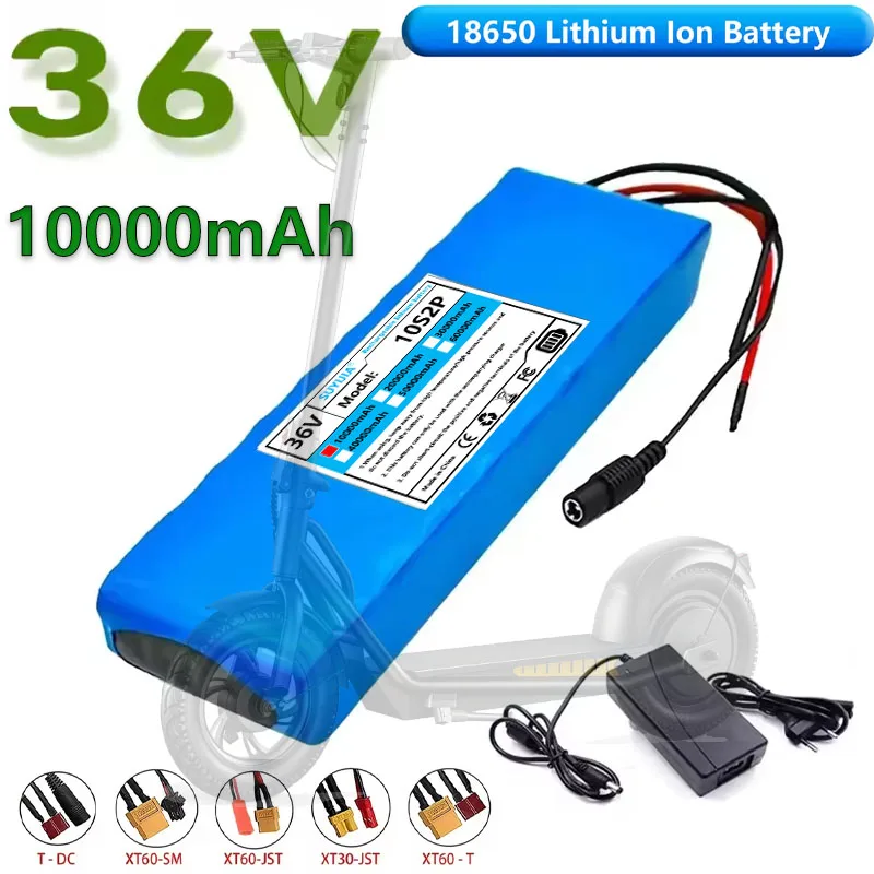 

36V 10000mAh 10S2P 36V Batterie De Scooter Électrique Scooter Électrique Au Lithium 500W Batterie De Scooter Électrique