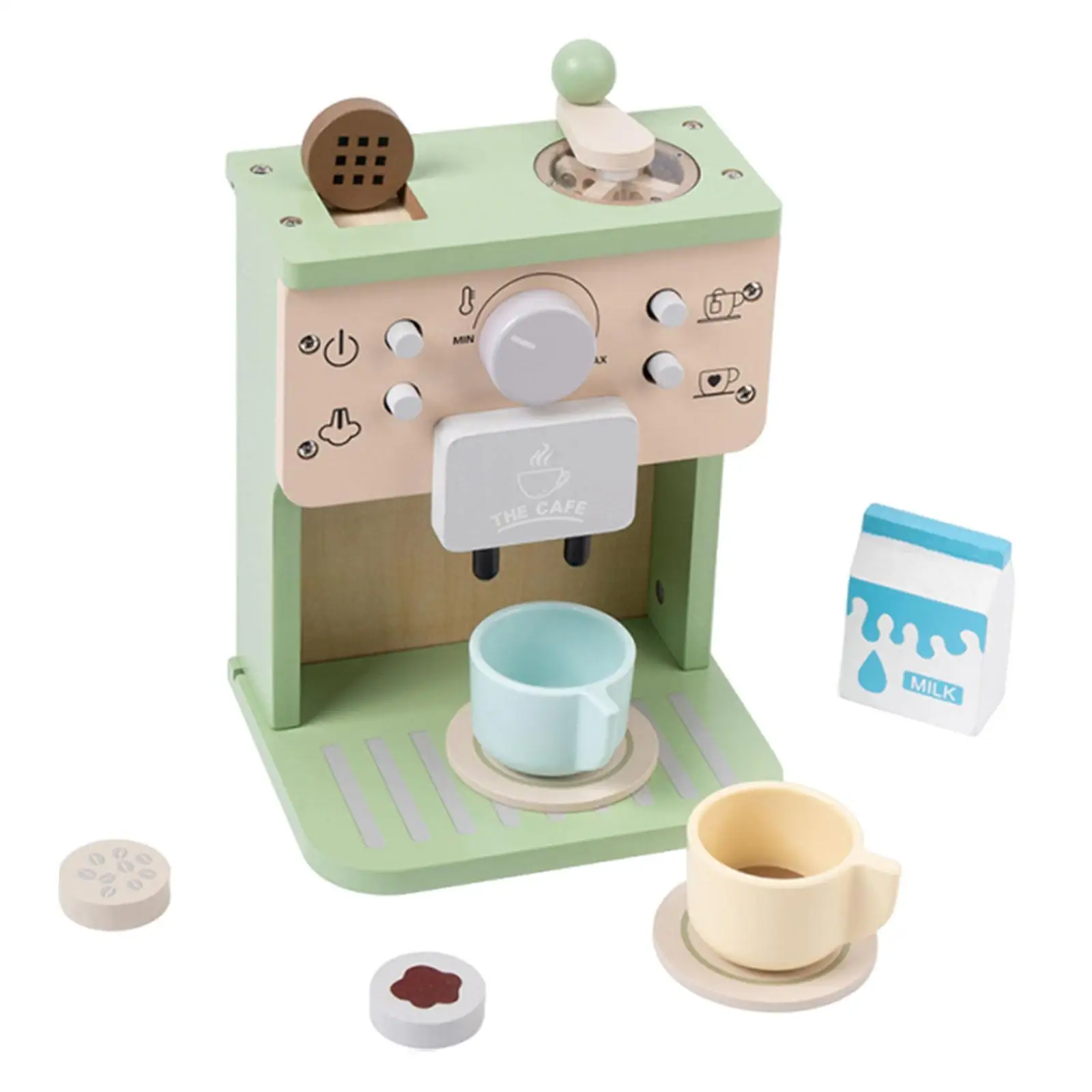 Ensemble de jeu pour cafetière, appareil de cuisine, Surface lisse, jouet de cuisine Montessori pour enfants, filles et garçons