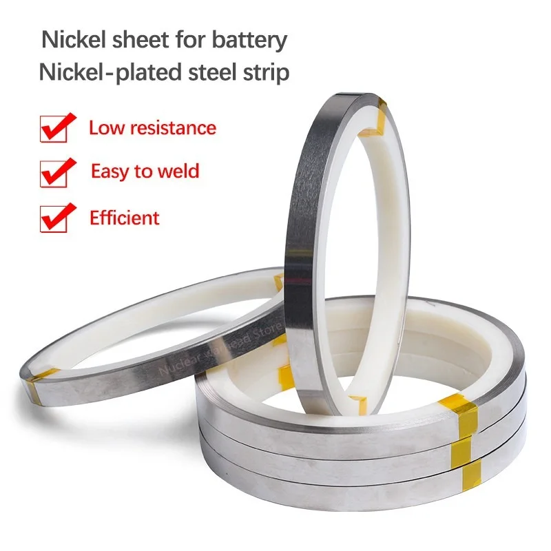 Niken Dây 10m18650 Lithium Ion Niken Mạ Thép Tấm Thép Không Gỉ Dây Chung Điểm Máy Hàn Điện Bình Máy Hàn