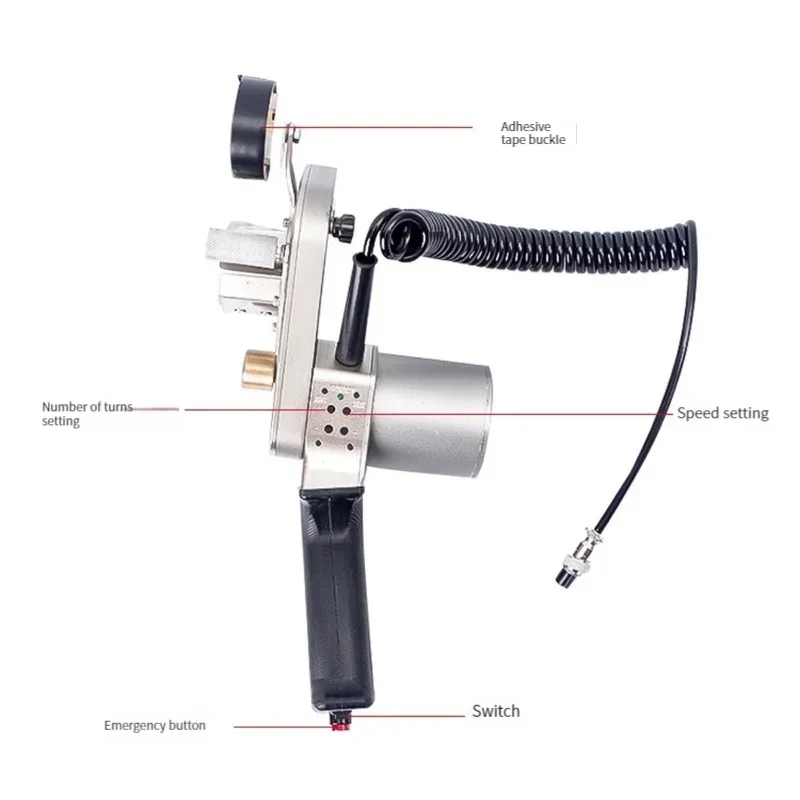 Enrouleur de ruban transparent pour voiture, film PE, joint de fil, déterminer, machine à enrouler, harnais
