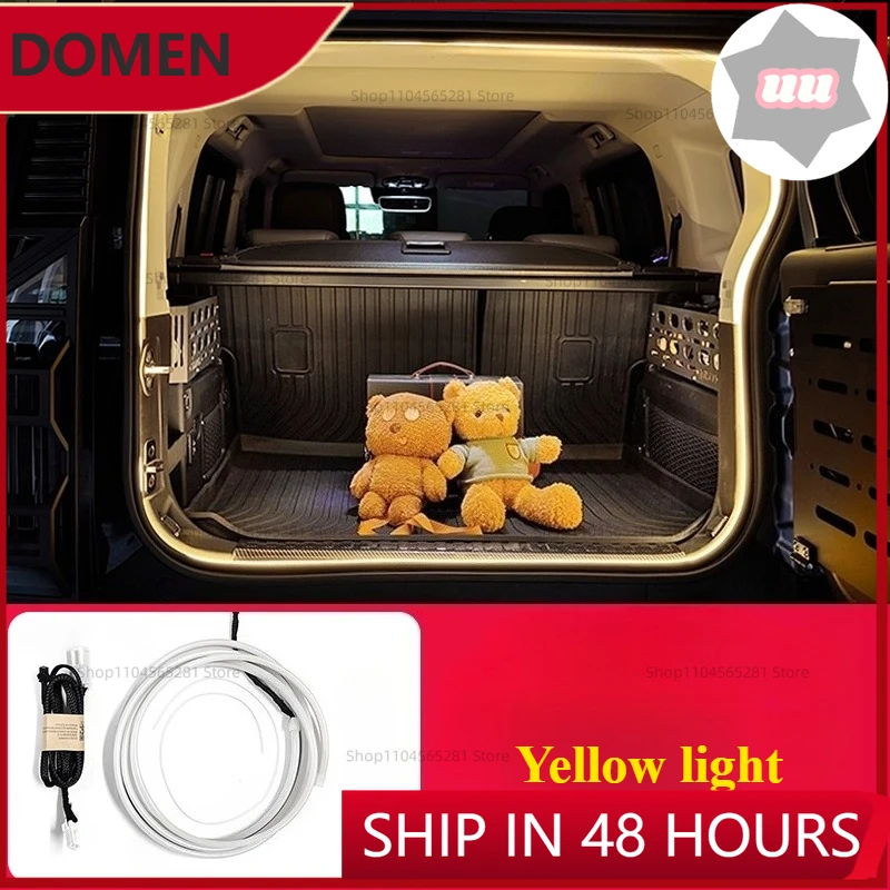 

New For Chery Jetour Traveler T2 Rear Trunk LED Light Bar Strip Trunk Interior Brightening Decorative Lamp Strip Automatic Light