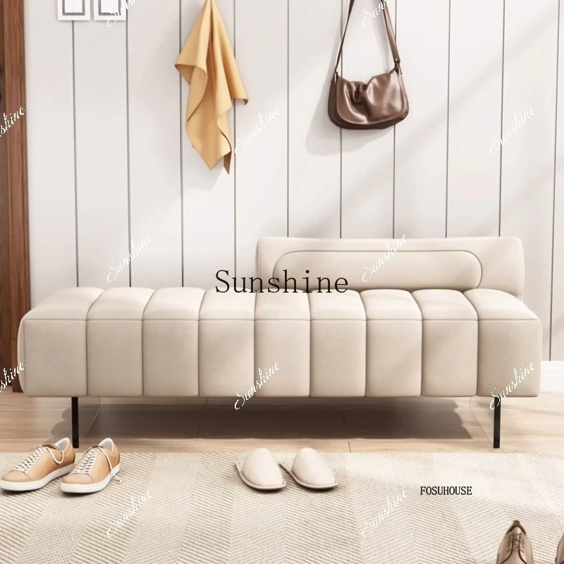 

Italian Shoe Changing Stool Modern Minimalist Home Living Room Furniture Cloakroom Bench Bedroom Bedside Stools