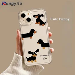 For Huawei Pura 70 Ultra P60 P50 P40 P30 Pro ART Mate 60 50 40 30 20 Pro Plus SE Phone Case Cute Sausagedog Dachshund Soft Cover