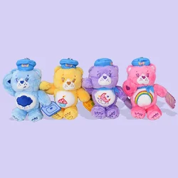Care Bears Pilot Plush Pendant Cute Cartoon Stuffed Keyrings Girls Bag Bakcpack Cars Plush Keychains Christmas Gift