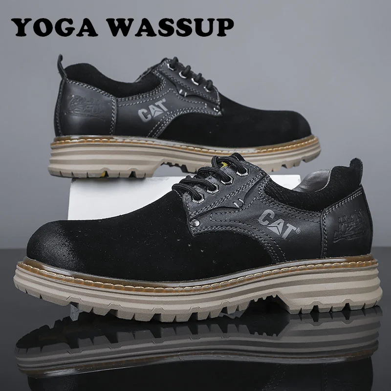 YOGA WASSUP-Men\'s casual leather shoes, outdoor walking sports shoes, work, leisure, 2023 spring/summer new product series