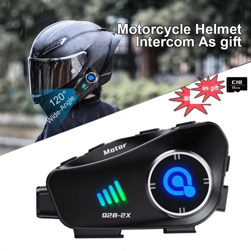 Intelligent Noise Reduction Wireless Earphones Motorcycle Helmet Intercom Call Phone Kit Music Player Speaker Helmet Headset