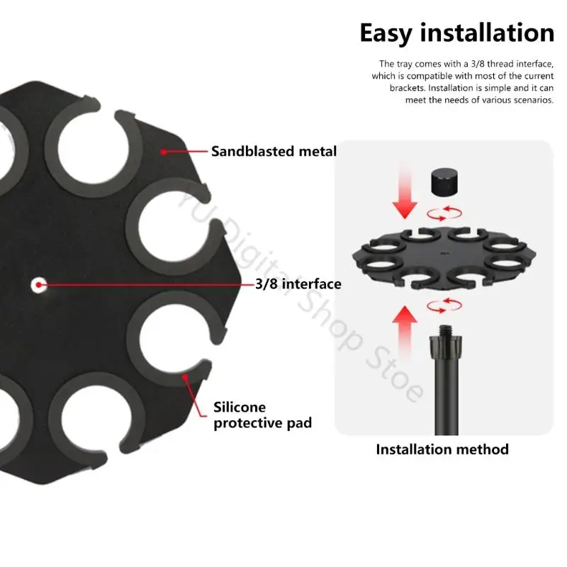 96BA Platzsparendes Clip-Rack mit 8 Steckplätzen für einfachen Zugriff bei Live-Auftritten und Studioproduktionen – Detail 4