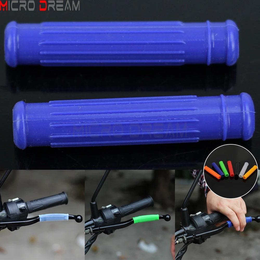 Lever Grip Protect Covers Motorcycle Clutch Brake Handle Silic Sleeve For Honda Yamaha Suzuki Kawasaki Vintage Evo Modern Bike