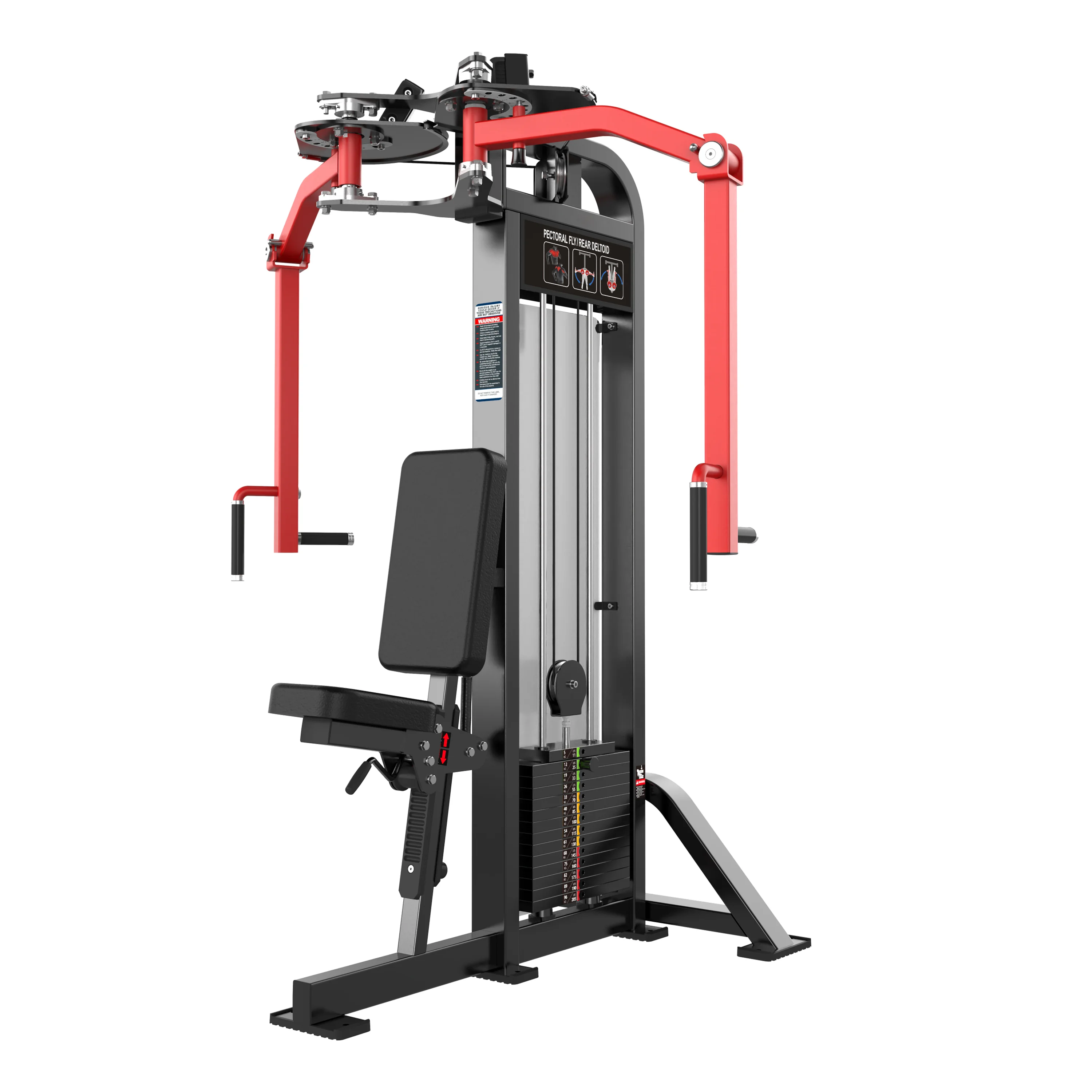 Máquina de Entrenamiento Reformer para Gimnasio Comercial Hb002A, Ejercicio de Deltoides Posteriores/Pectorales