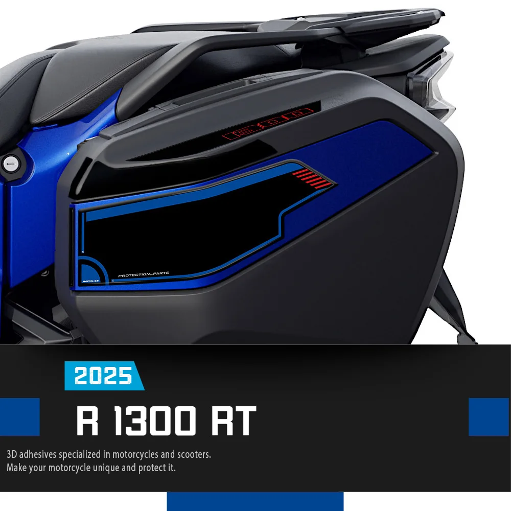 

3D Gel Sticker Protection Kit Motorcycle Trunk Decal For R 1300 RT 2025 Impulse R1300RT Accessories