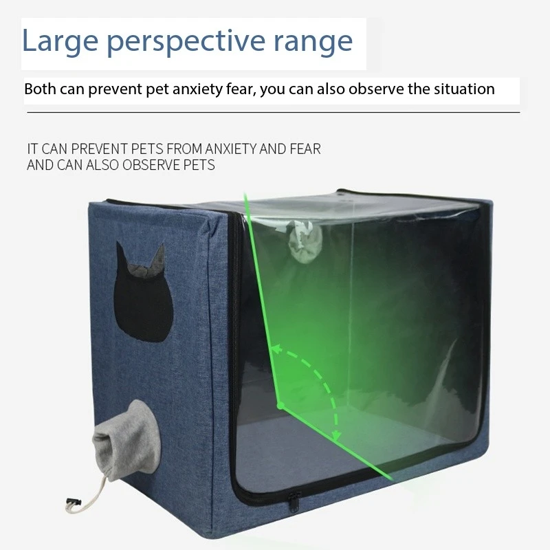 Pet Dog Cat Nebulization Box Oxygen ICU Cage Puppy Incubator Brooder Nursery Nncubator for Cough Breathing Treatment Nebulizer