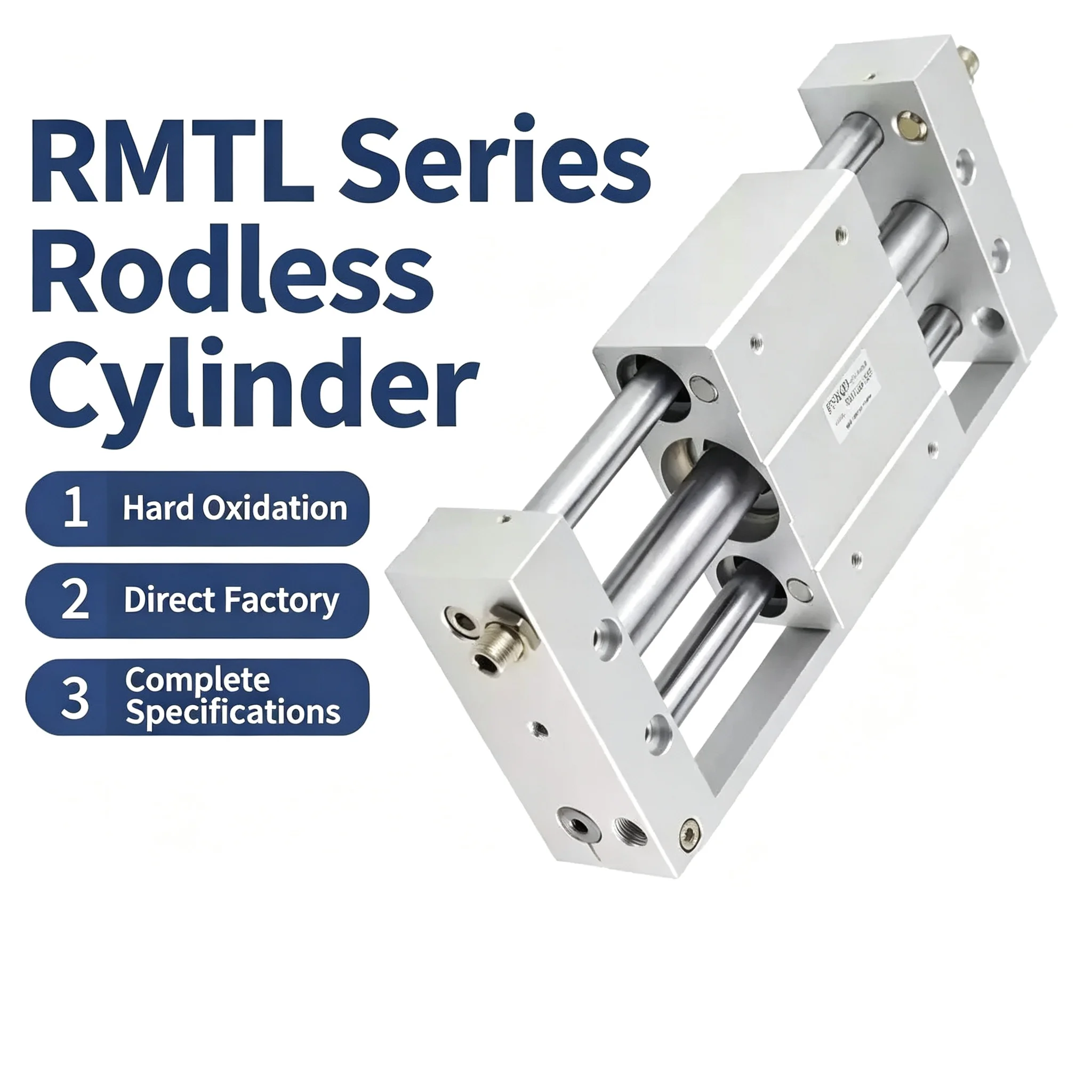 CY1L Pneumatic Cylinder Long Stroke Ball Sleeve Bearing CY1L10 15 20 25 32 40-100 300 800 1000 1500 Magnetic Coupling Rodless