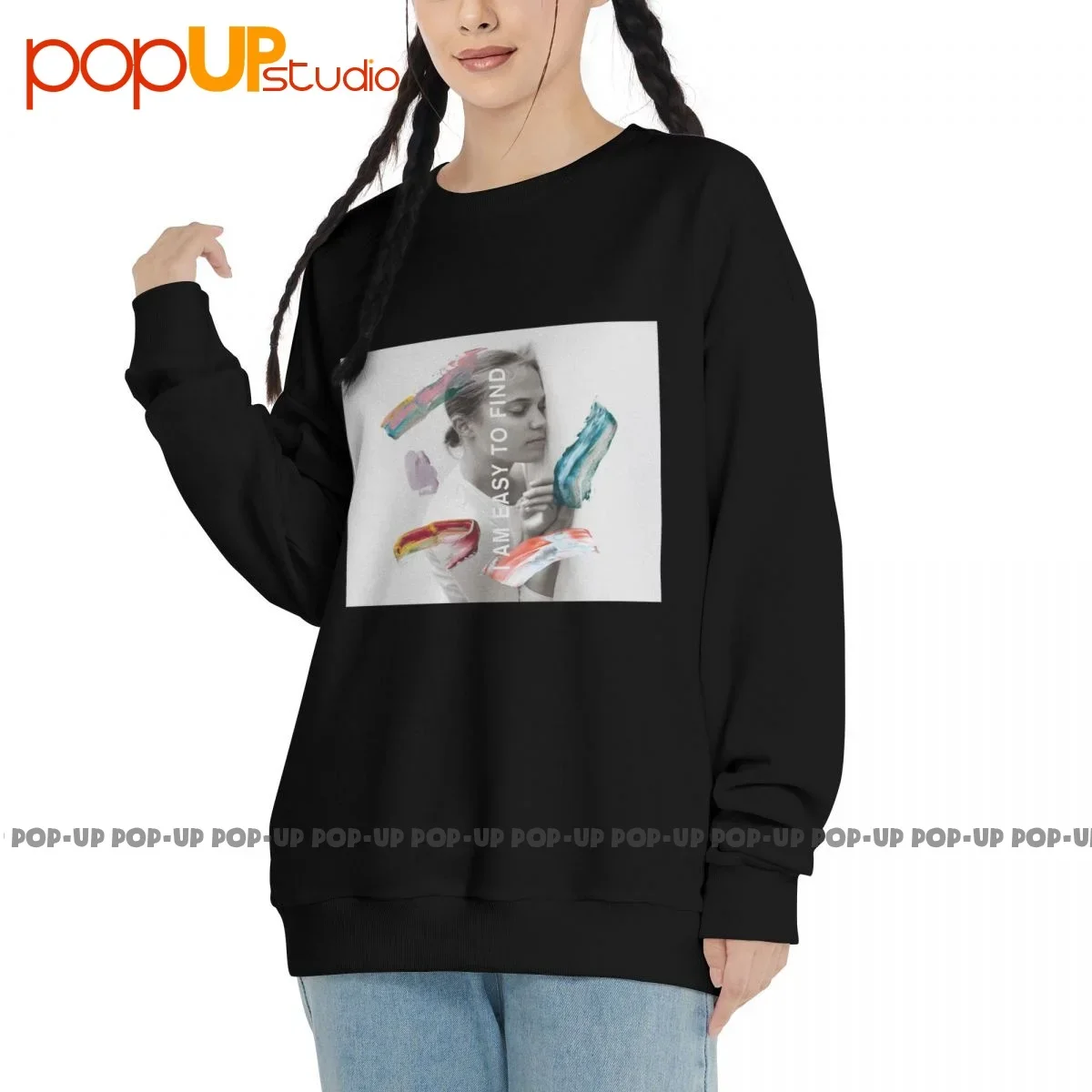 The National I Am Easy To Find Medium Sweatshirt Pullover Shirts Pop Trendy All-Match Best Quality