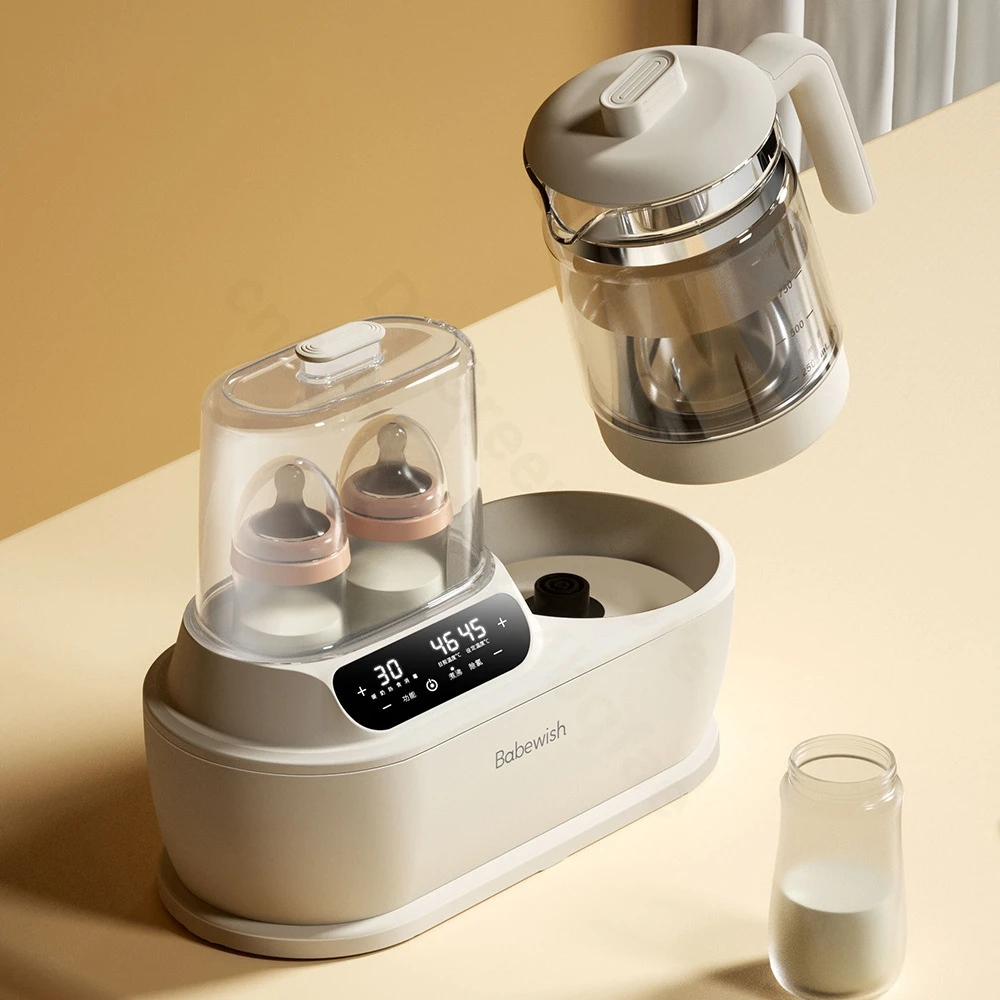 Multi-function thermostatic milk regulator/double bottle warmer milk warmer/with steam sterilisation bottle steriliser