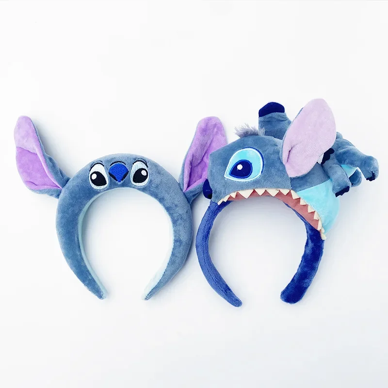 Disney Cartoon Hair Band Stitch Headband Hair Cover Card Wash Makeup Headdress