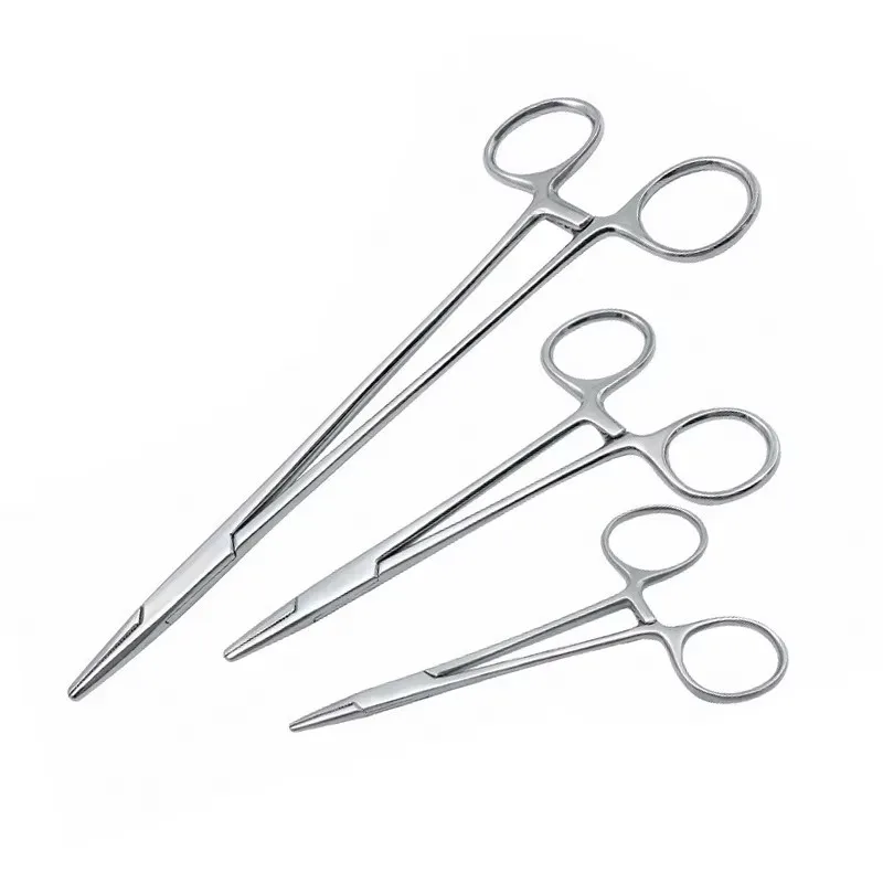 

1 шт., держатель иглы из нержавеющей стали, плоскогубцы, кровоостанавливающий пинцет, зажим, хирургические щипцы, инструмент для стоматолога для студенческой практики