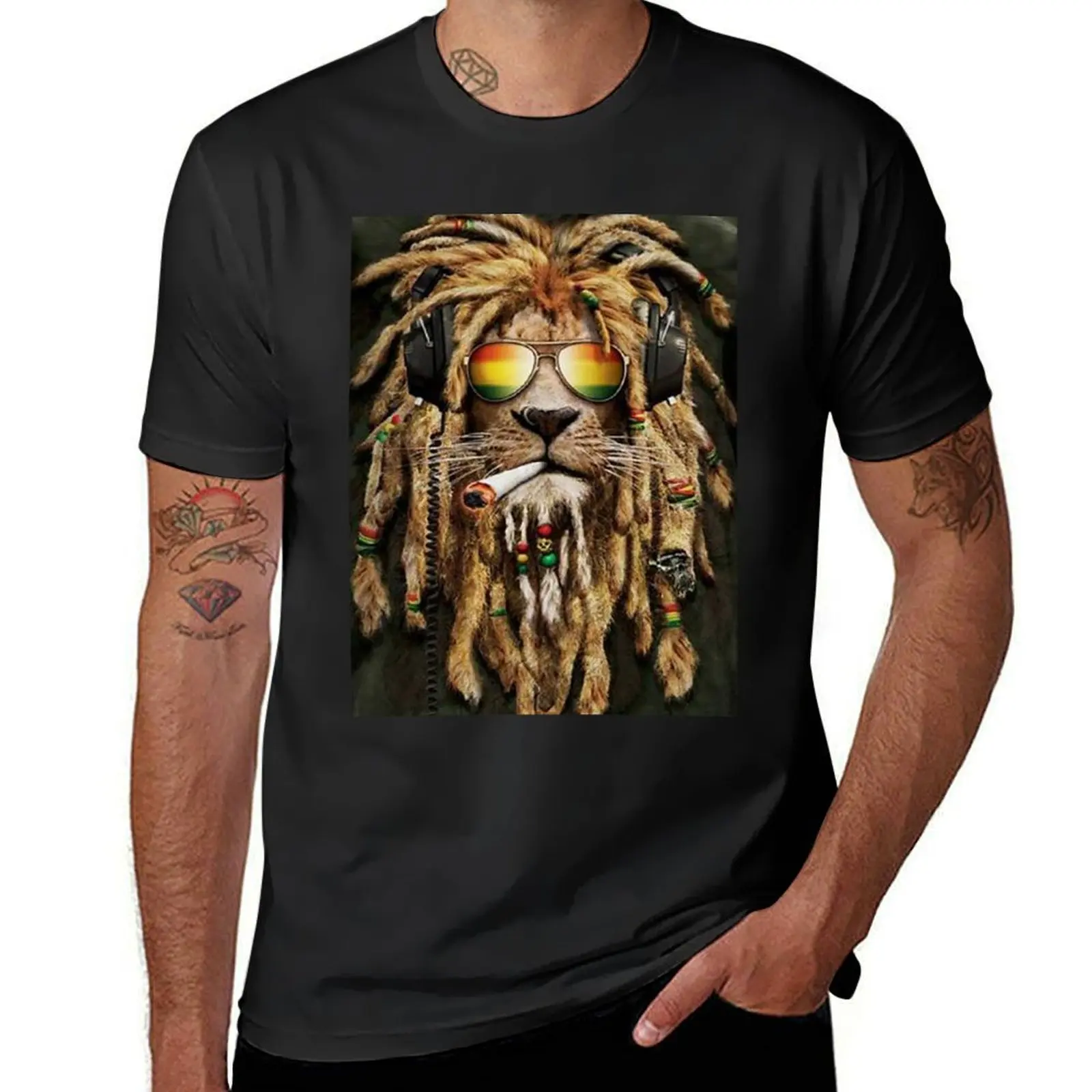 

Rasta Lion T-Shirt sweat blanks t shirts men